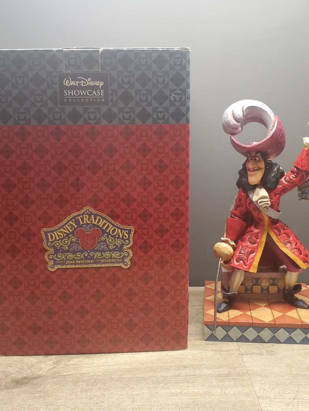 Disney Traditions/Jim Shore Captain Hook and Mr. Smee "Beware"